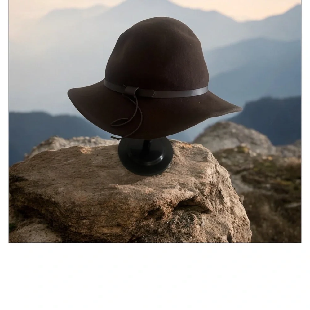 Dorfman Pacific Men's Outback Hat with Chin Cord, Brown, Size uno talla